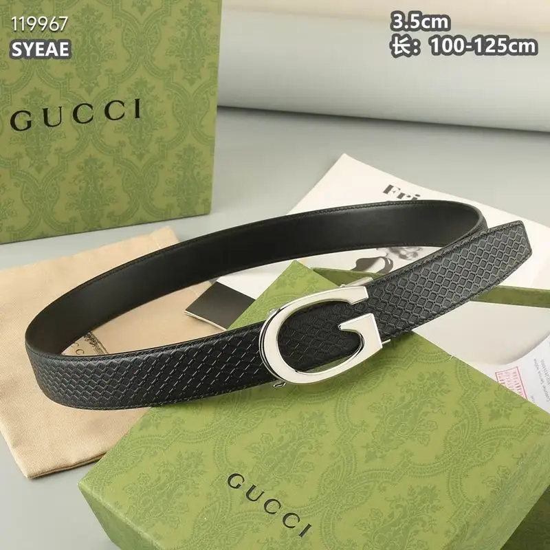 Gucci belt 自动扣 35mmX100-125cm 8L (3)